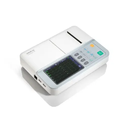 [002360]  ELECTROCARDIÓGRAFO DIGITAL MINDRAY 3 CANALES BENEHEARTR3 PORTÁTIL CON INTERPRETACIÓN   